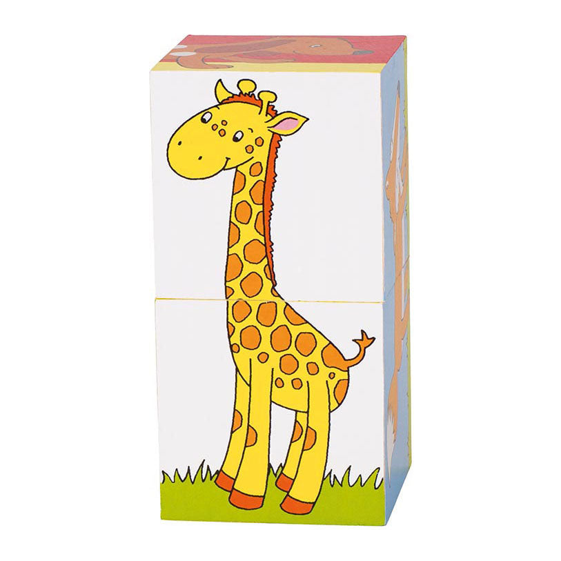 Goki Holzblock -Puzzle -Tiere, 2st.