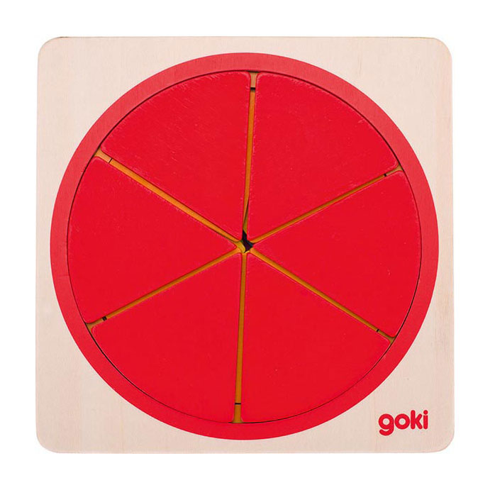 Goki wooden layer puzzle circle, 21st.