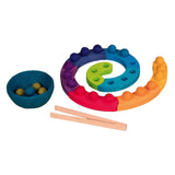 Goki Wood Color Sortering Game Spiral, 29dlg.