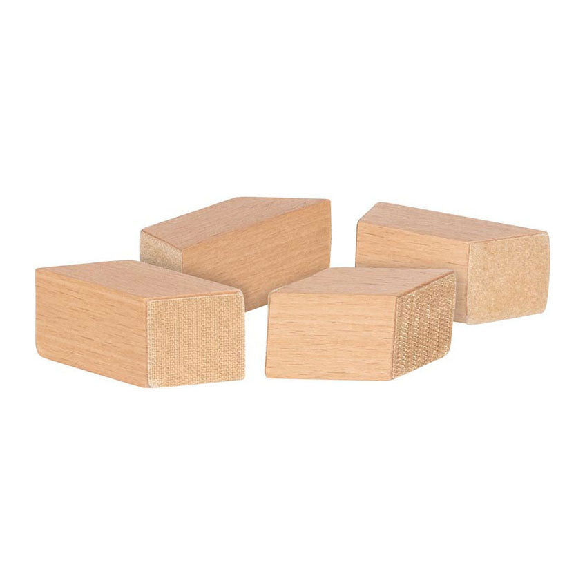 Goki Wooden Saw and Building Blocs avec Velcro Connection, 11dlg.