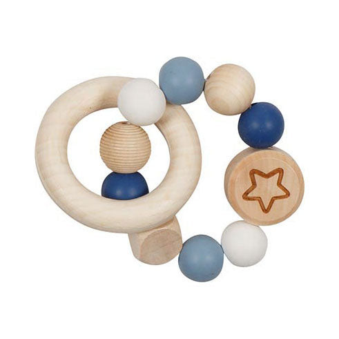 Goki Wooden Grippring Star Blue