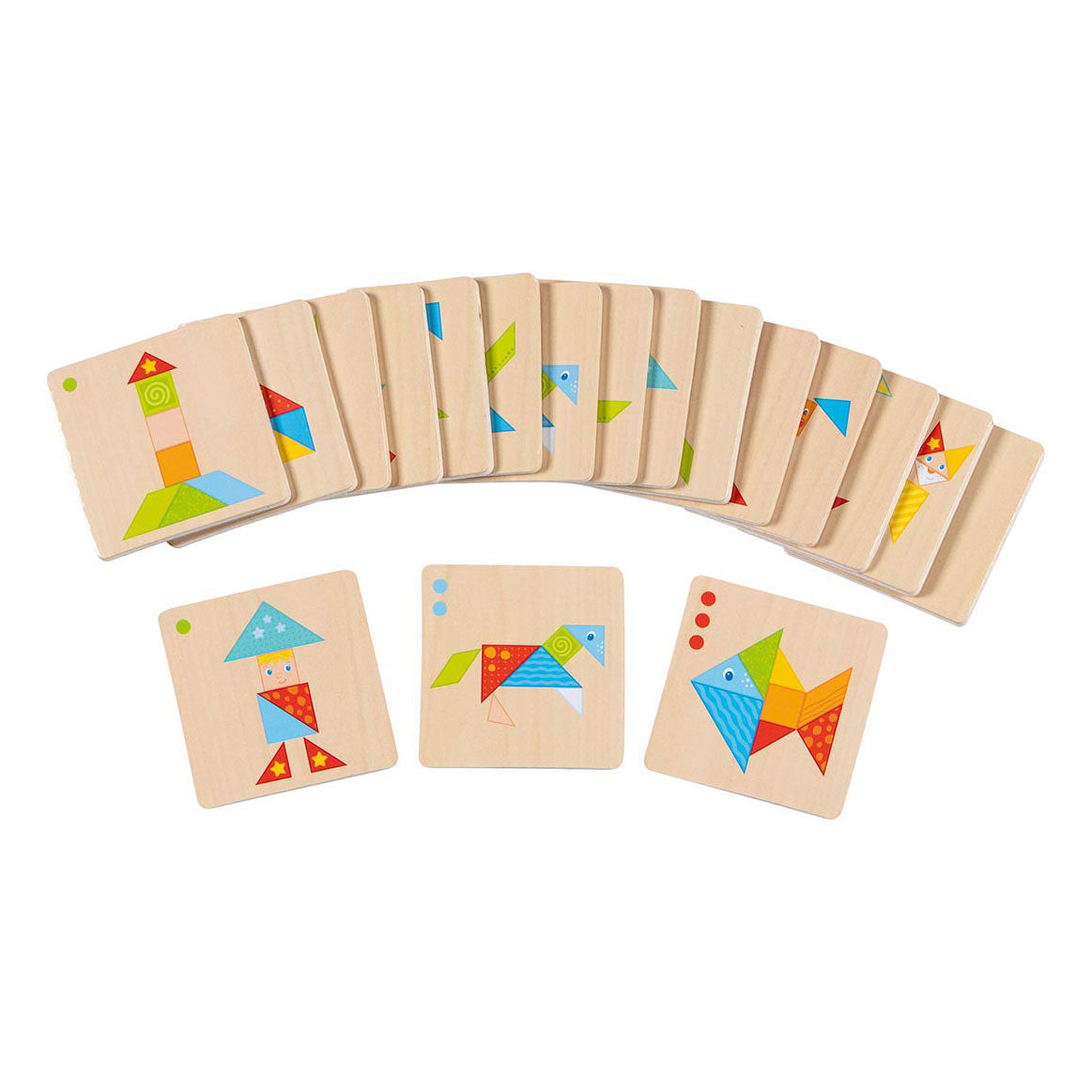 Goki wooden tangram world