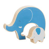 Goki Wooden Puzzle Standing Elephant, 2st.