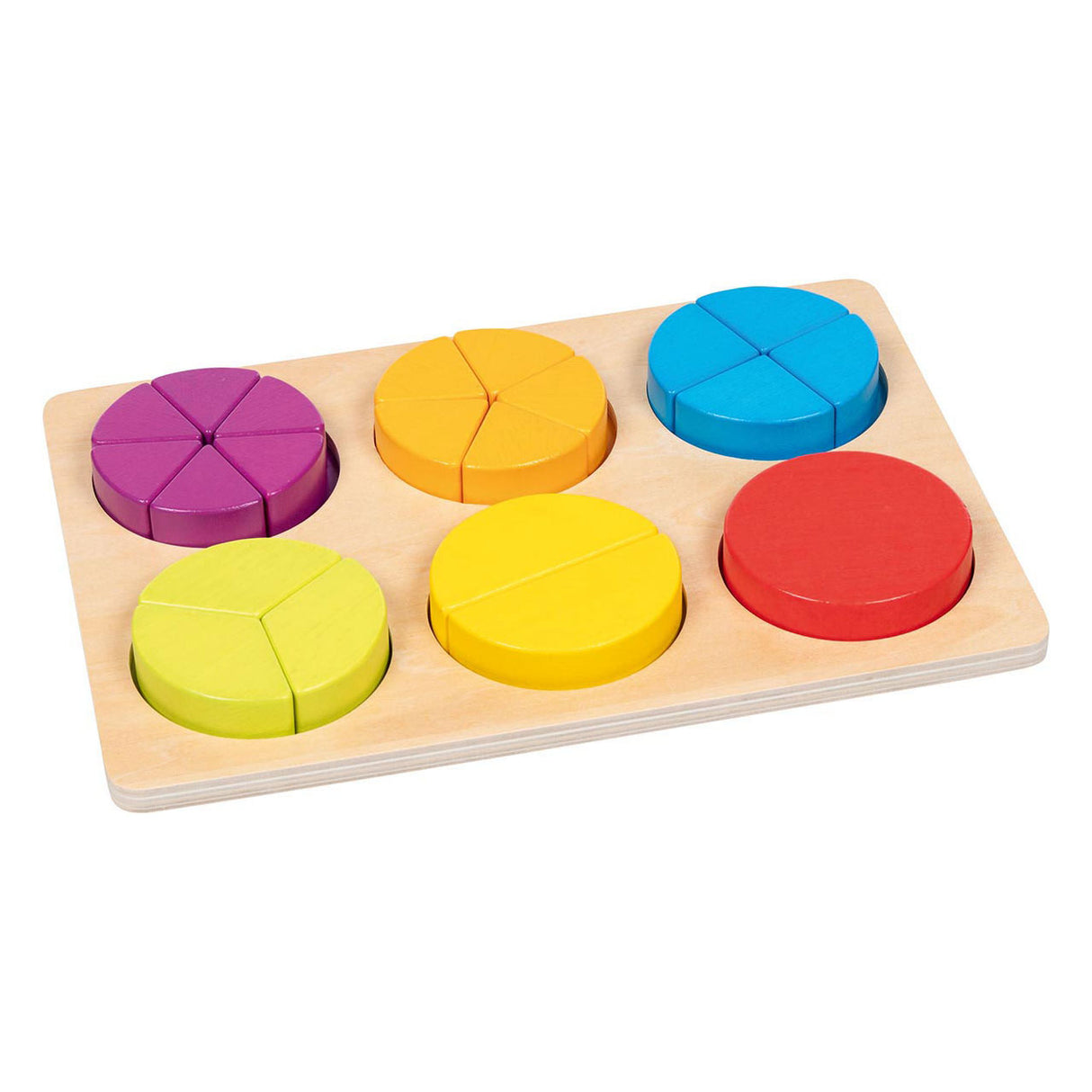 Goki wooden learning puzzle fractures, 22dlg.