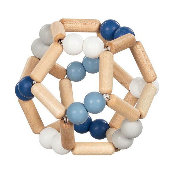 Goki Wooden Grippring Elastic Ball Blue