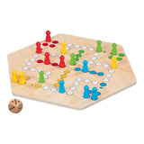 Goki Holz Ludo Spill 6 Spiller