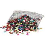 Creativ Company sequins round, 100 grams