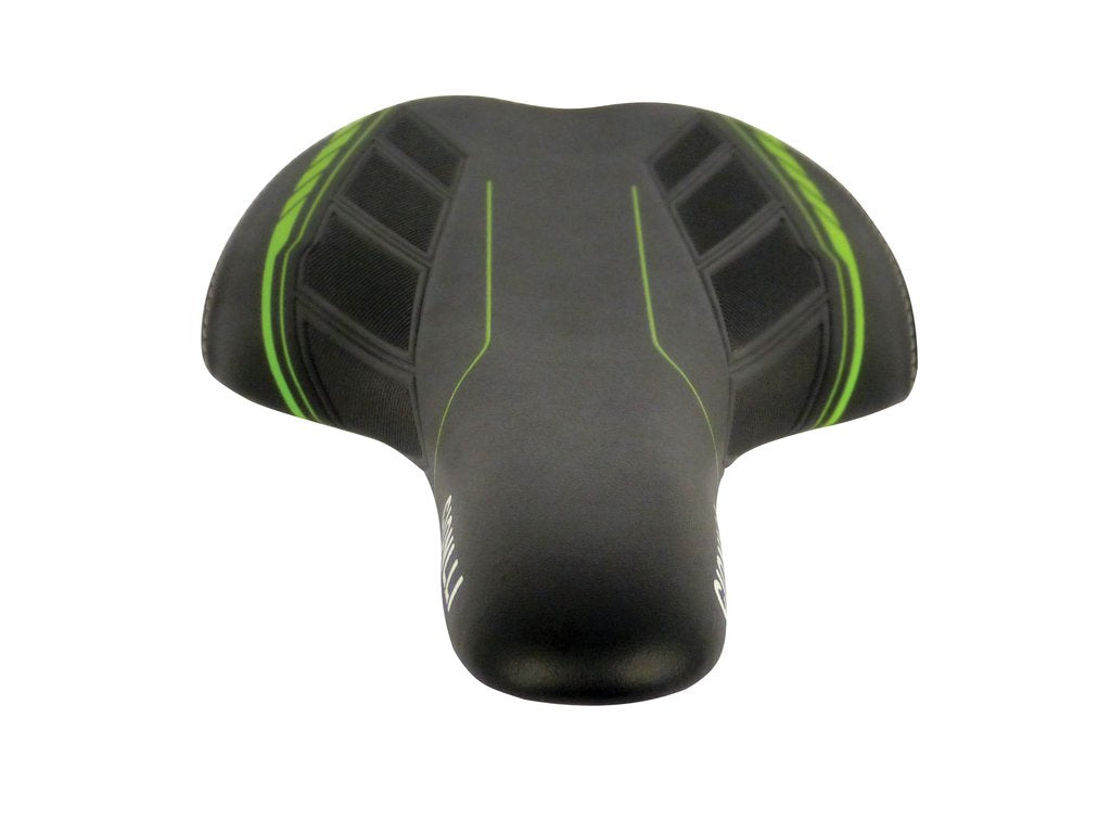 Saddle Racing Bike Microfic Black Green