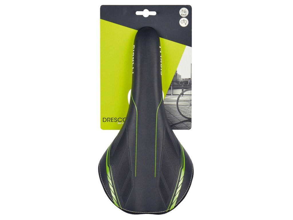 Saddle Racing Bike Microfic Black Green