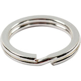 Vivi gade split ring, d 15 mm, silver plated, 15 pieces 1 box