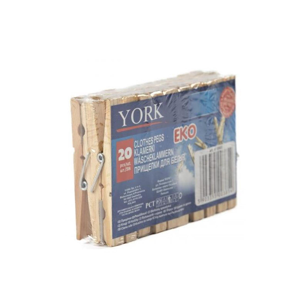 propperem Wäschknäppchen Holz 20 Stk