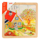 GOKI 4-couches Puzzle Seasons, 54st.