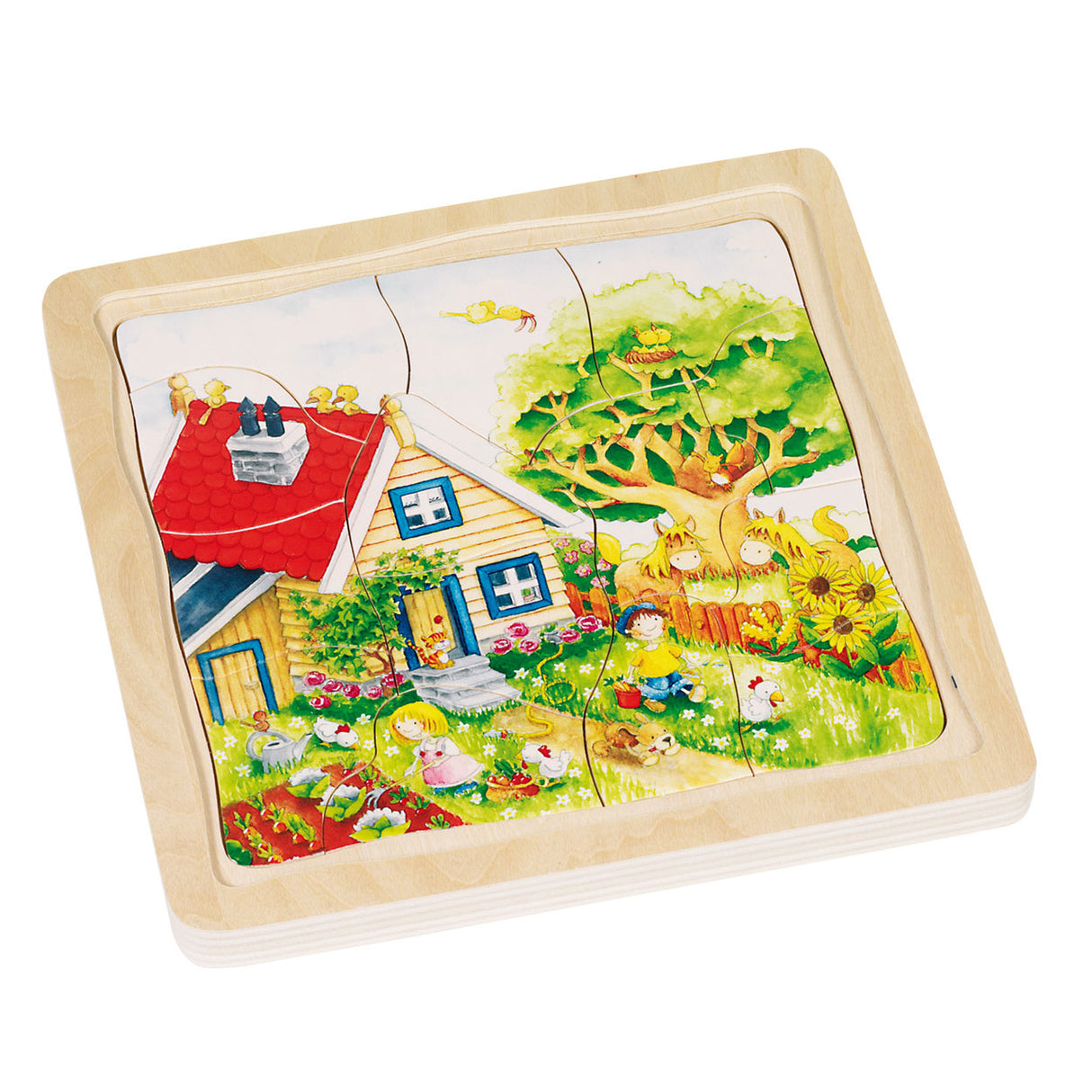 GOKI 4-warstwowe puzzle, 54st.