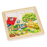 GOKI 4-couches Puzzle Seasons, 54st.