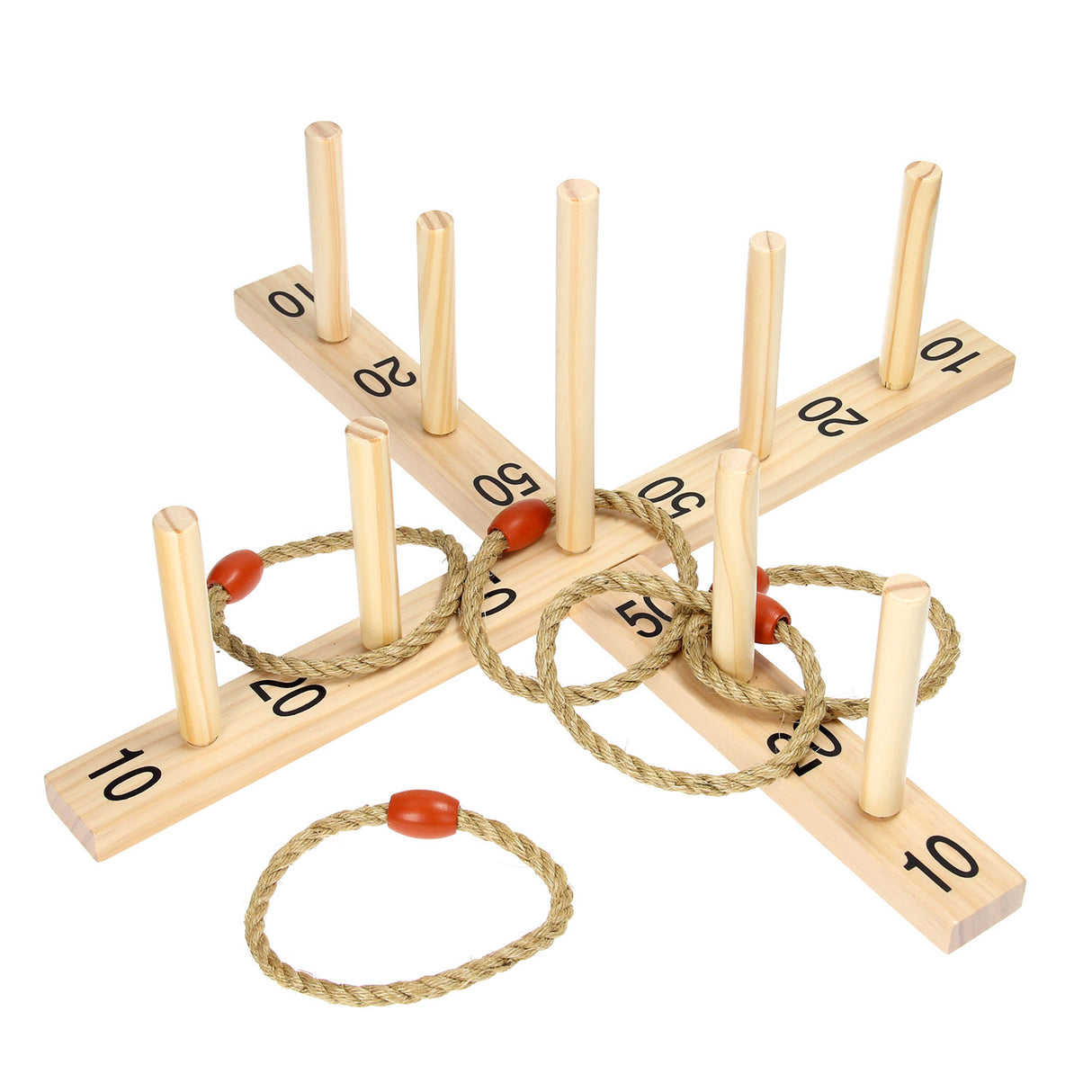 Goki Wooden Ringswerp Juego