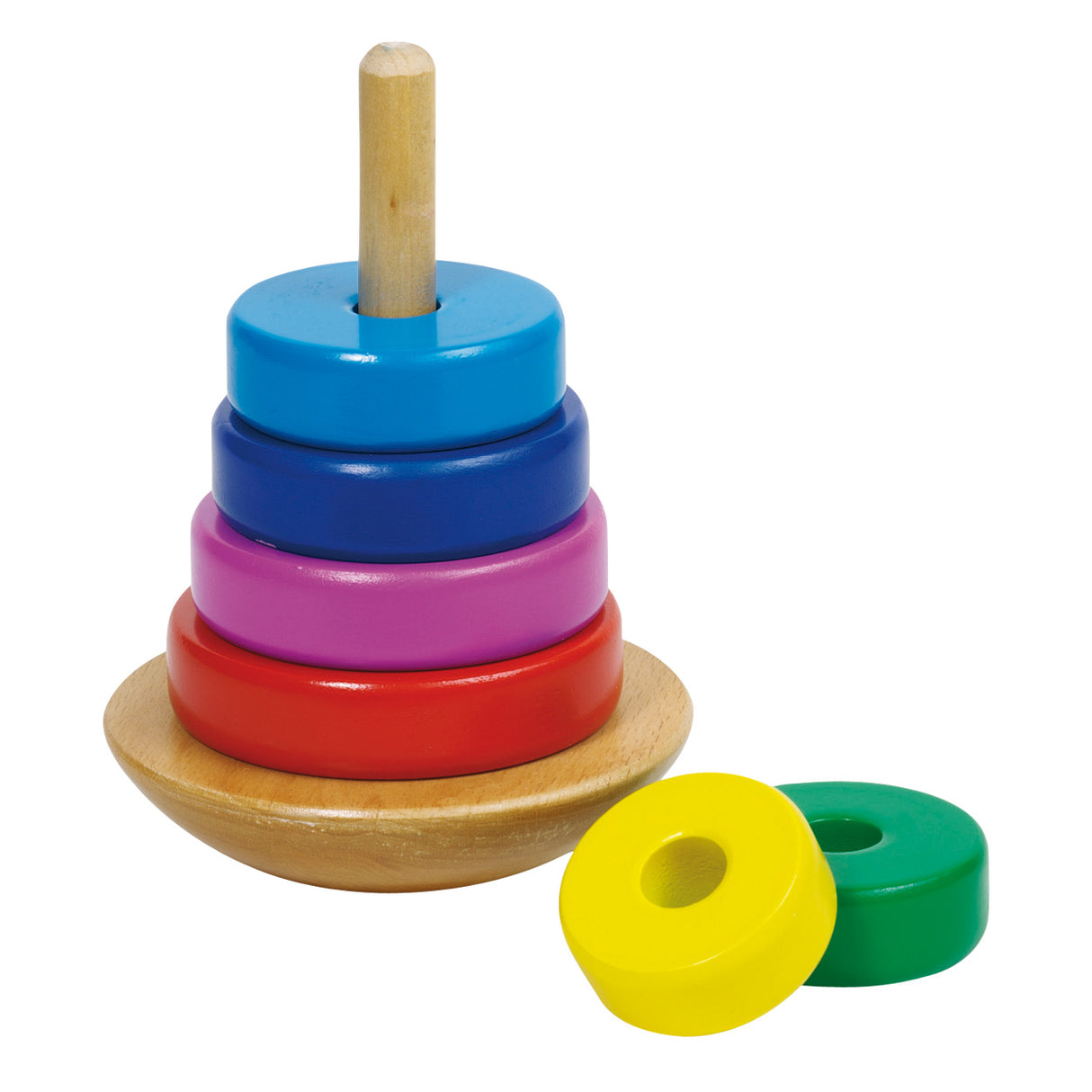 Goki Stacktuerm h12cm, 8-Stéck, aus Holz, 2+