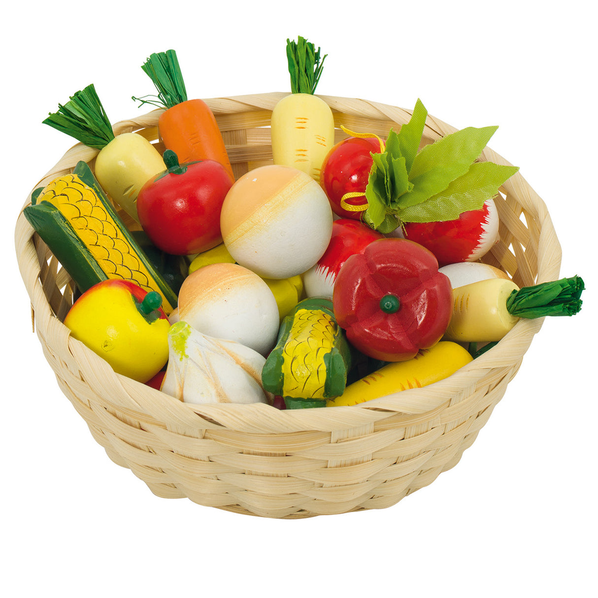 Goki vegetables in a basket, 17dlg.