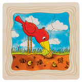 Goki leseno plast puzzle drevo