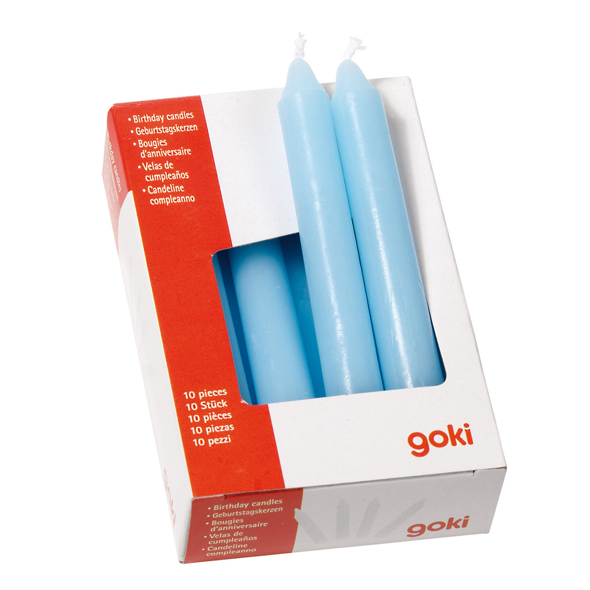 Goki Candles Blue, 10st.