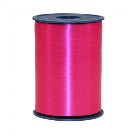 Globos curling ribbon 500mx5mm bright pink