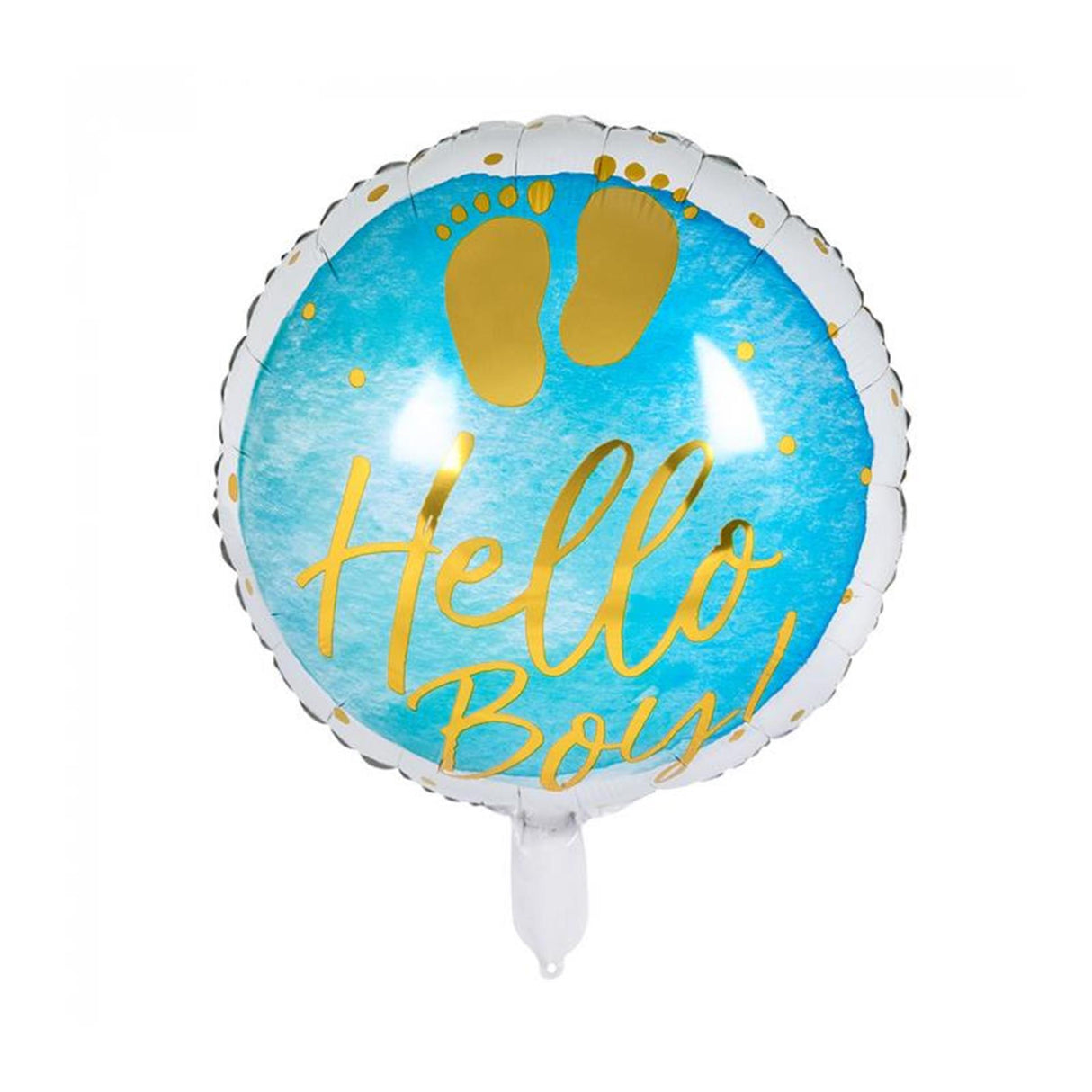 Boland foil balloon hello boy! ø45cm