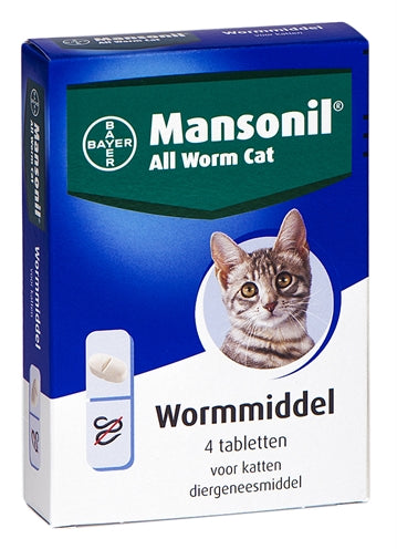 Mansonil Kat all worm tabletten