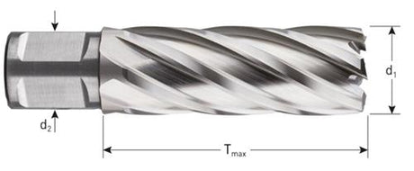 Rotec kronski sveder hss silver-line 24,0 mm sl55 weldon