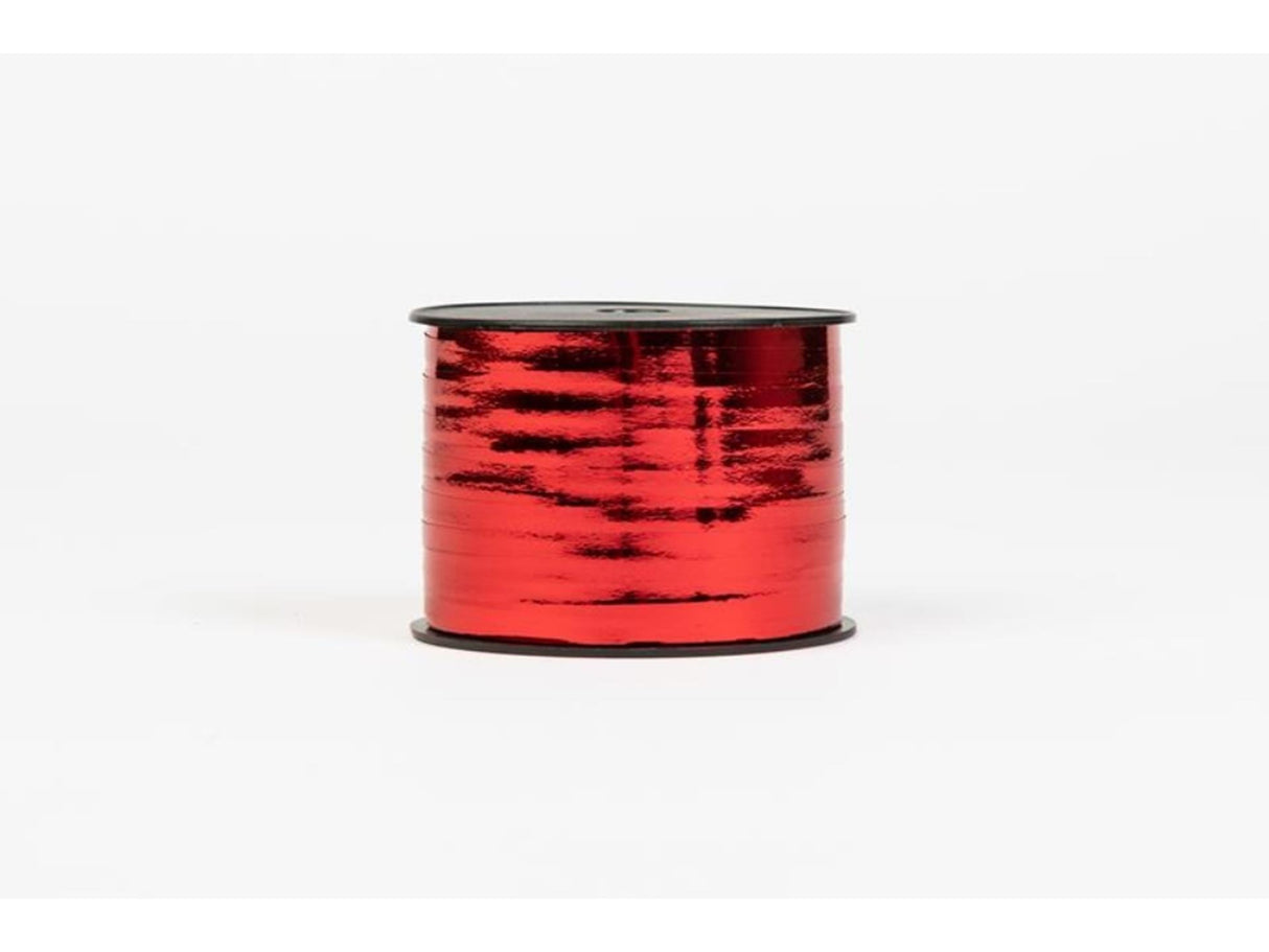 Globos curling ribbon 250mx5mm metallic red