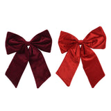 Decoris bow red burgundy 30x35cm