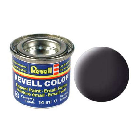 Revell E -mail Paint # 06 Teerzwart, Mat