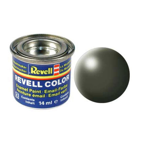 Revell E -mail Maling # 361 Olive Green, Zijdemat