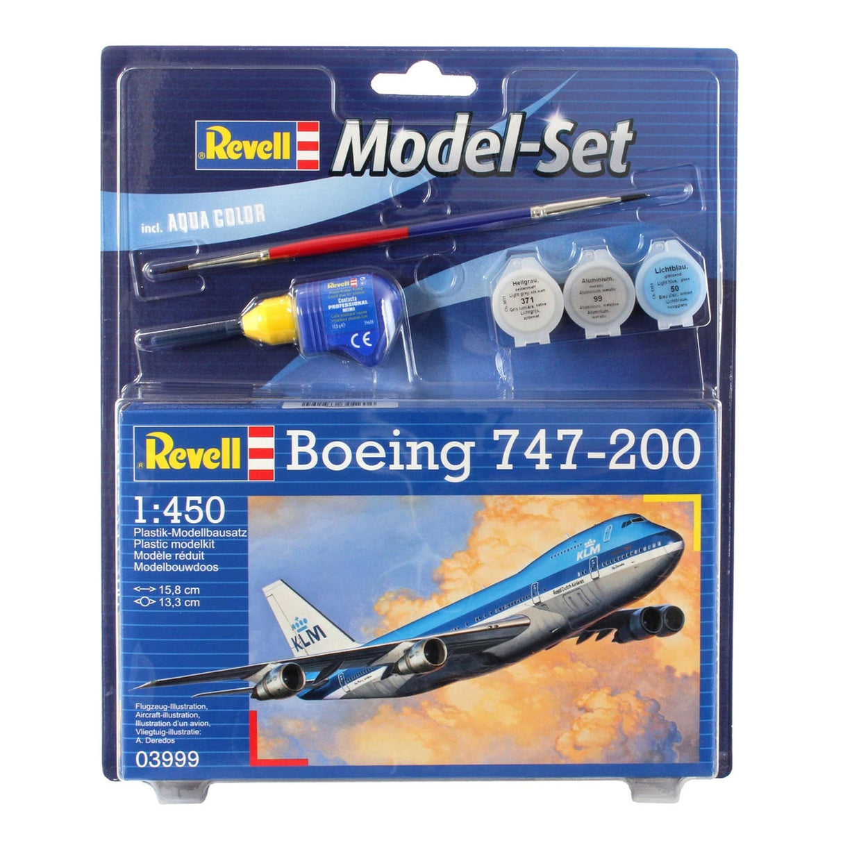 Revell-mallisarja - Boeing 747-200 mittakaava 1:450