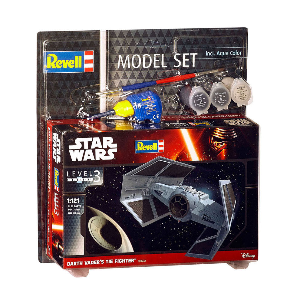 Recell Model Set Darth Vader vum Tie Fighter