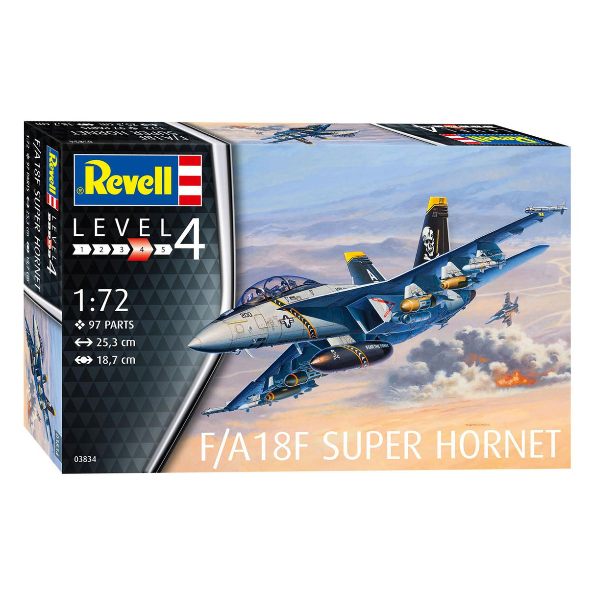 Revell F A-18F Super Hornet Modelbouw