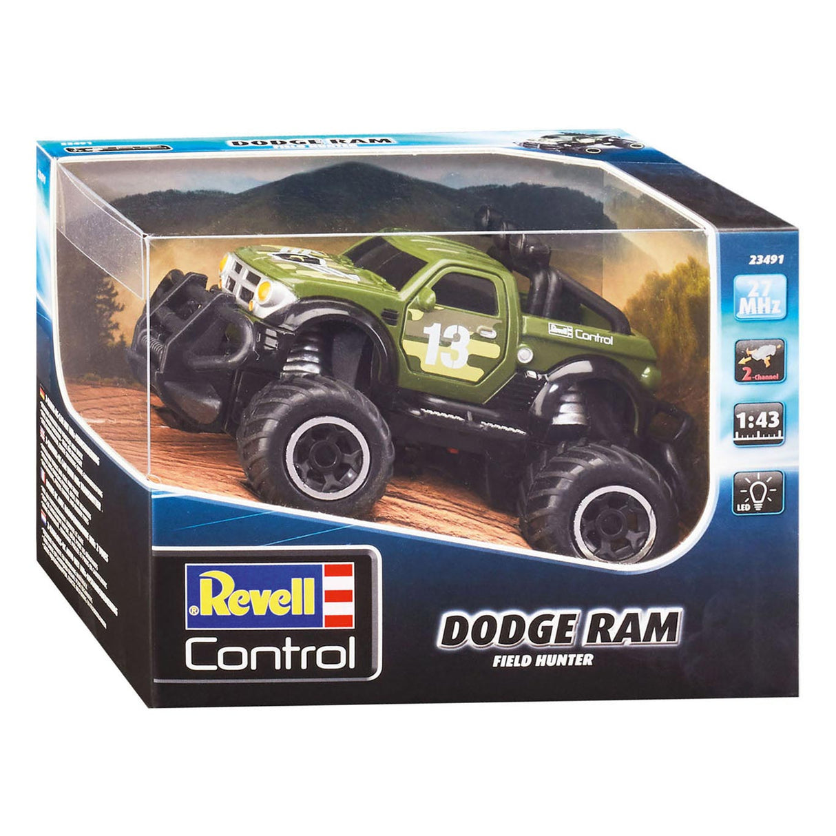 Auto controllabile RC RC - Dodge Ram Field Hunter