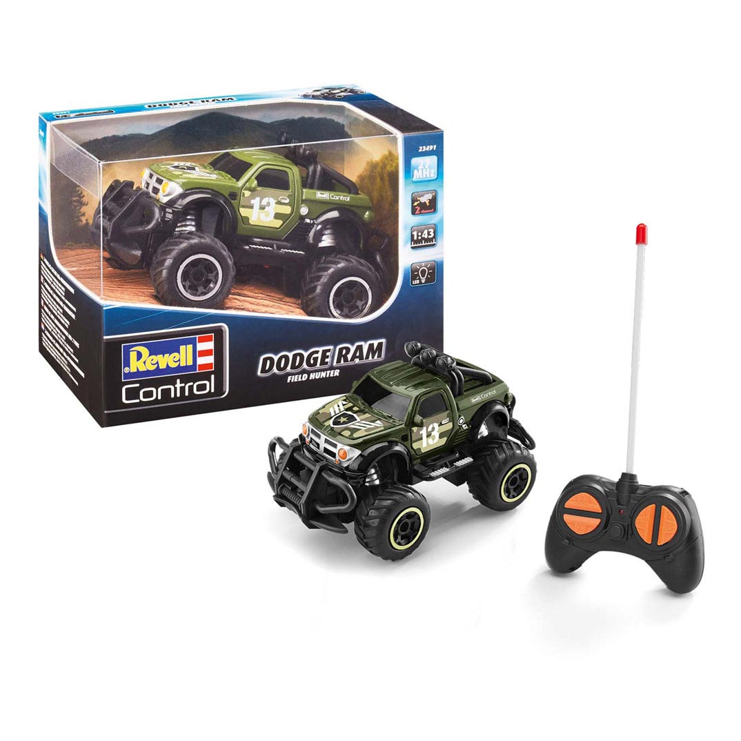 Revell RC kontrollierbares Auto - Dodge Ram Field Hunter