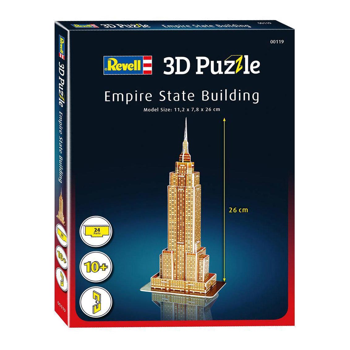 Revell 3D Puzzle Kitings -pakke - Empire State Building