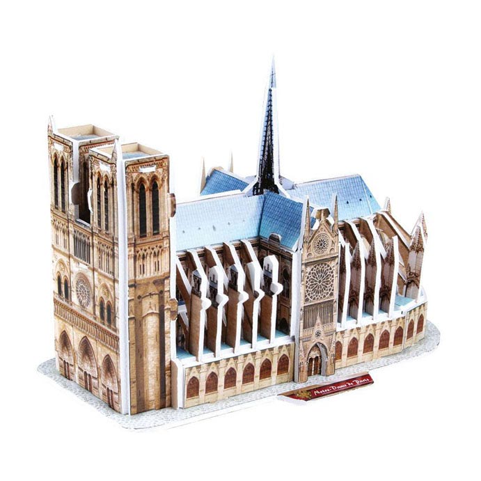 Ëmfaasst 3D Puzzle Build Kit Notre Dame