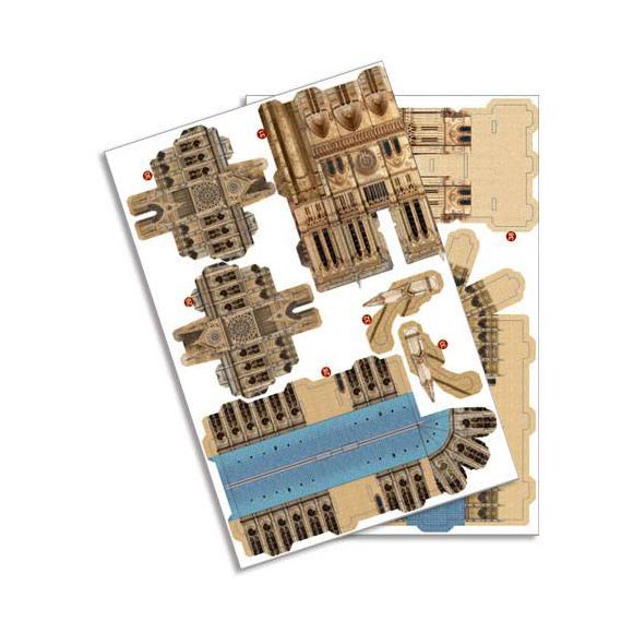 Ëmfaasst 3D Puzzle Build Kit Notre Dame