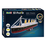 Revell 3D puzzle building kit - RMS Titanic LED Edition 266pcs.