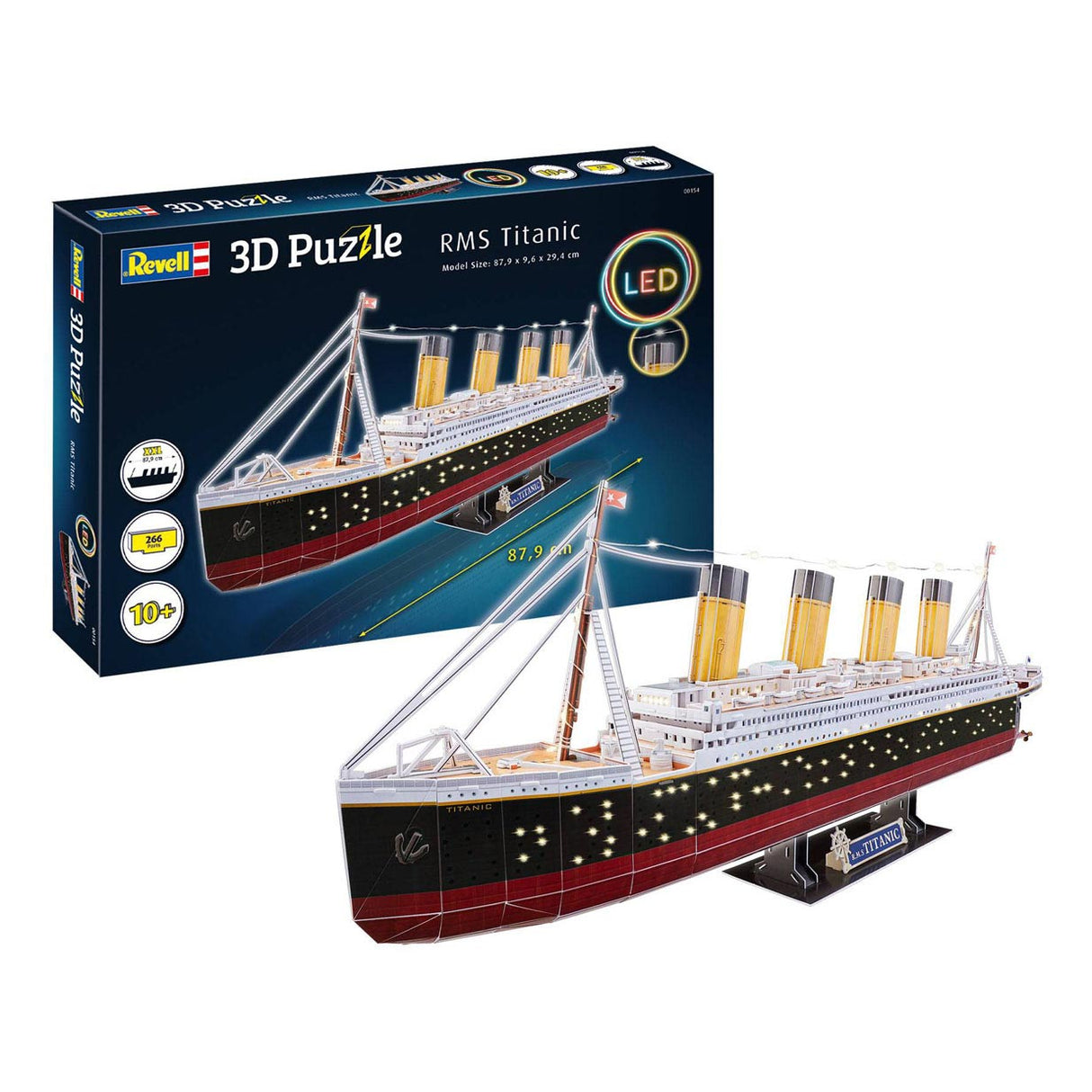 Revell 3D Puzzle building kit RMS Titanic LED Edition