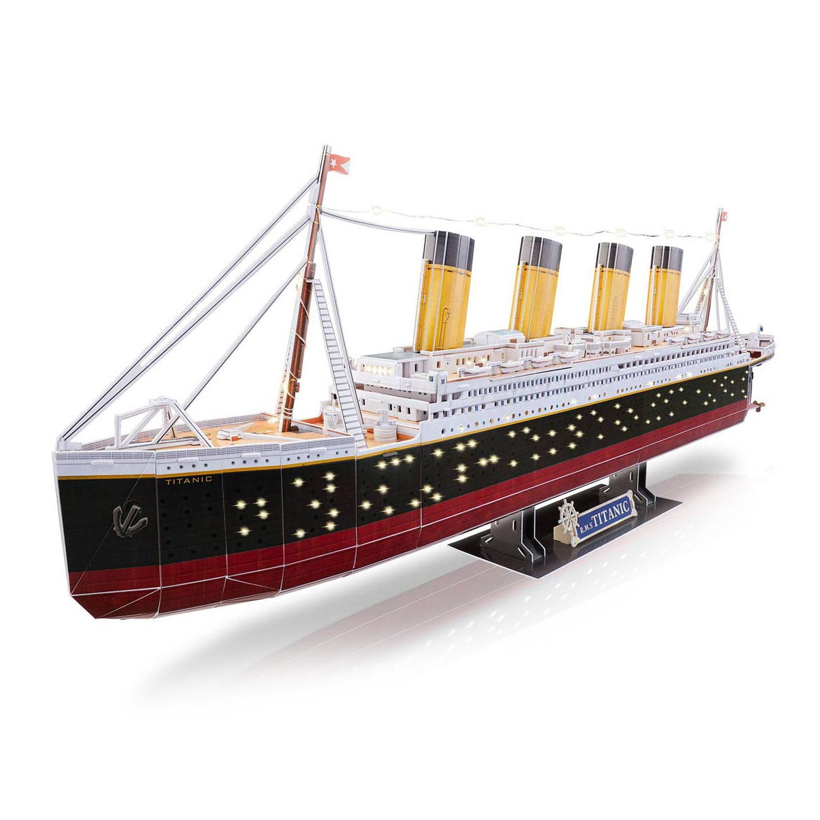 Revell 3D Puzzle Building Kit RMS Titanic LED -utgåva