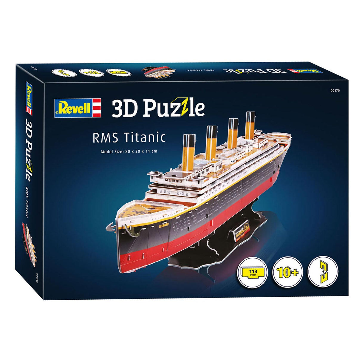 Revell 3D Puzzle Kit - RMS Titanic 113 pcs.