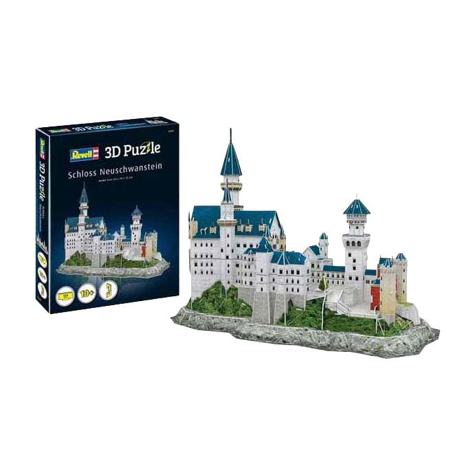 Revell 3D Puzzel Bau Kit Neuschwanstein Schlass - 121 Stécker.