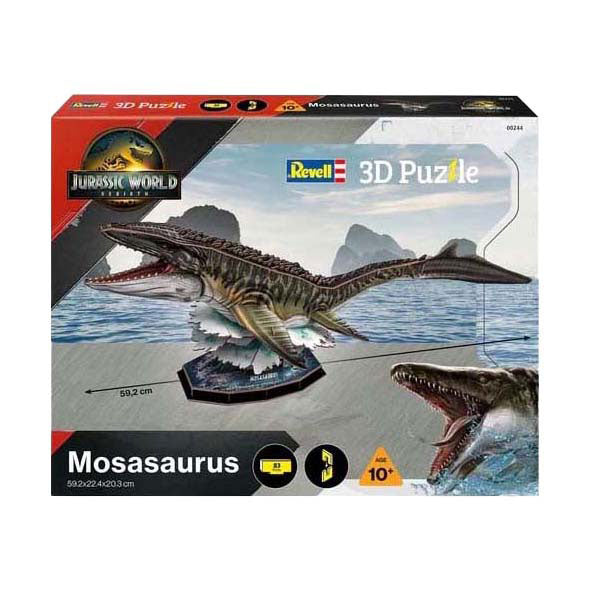 Revell 3D Puzzelbau Kit Jurassic World - Mosasaurus - 83 Stéck.