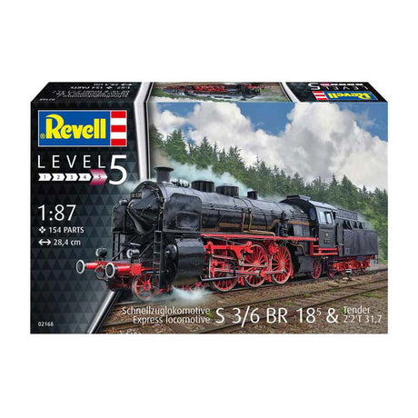 Revell Modellbausatz - Schnellzuglokomotive 1:87 - 154-tlg.