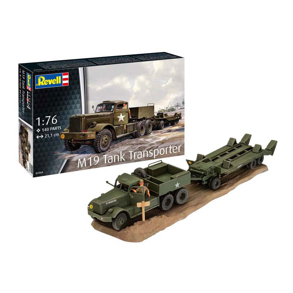 Revell Model Kit - m19 Tanktransporter 1:76 - 140 Stéck.
