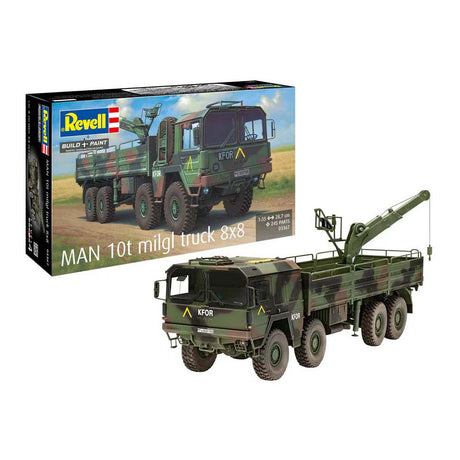 Revell Modellbausatz - Mann 10t Milgl Truck 8x8 1:35 - 245tlg.