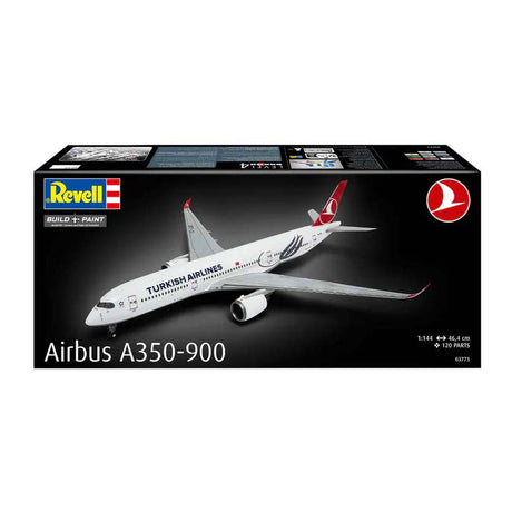 Revell modelio komplektas - airbus a350-900 turkish Airlines 1:144 - 120vnt.