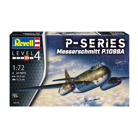 Revell modelio rinkinys - messerschmitt p.1099a 1:72 - 60 vnt.